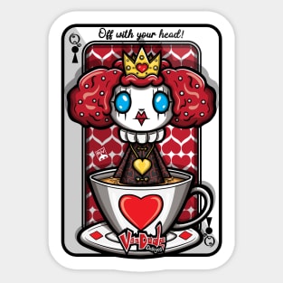 Queen Of Hearts Sticker